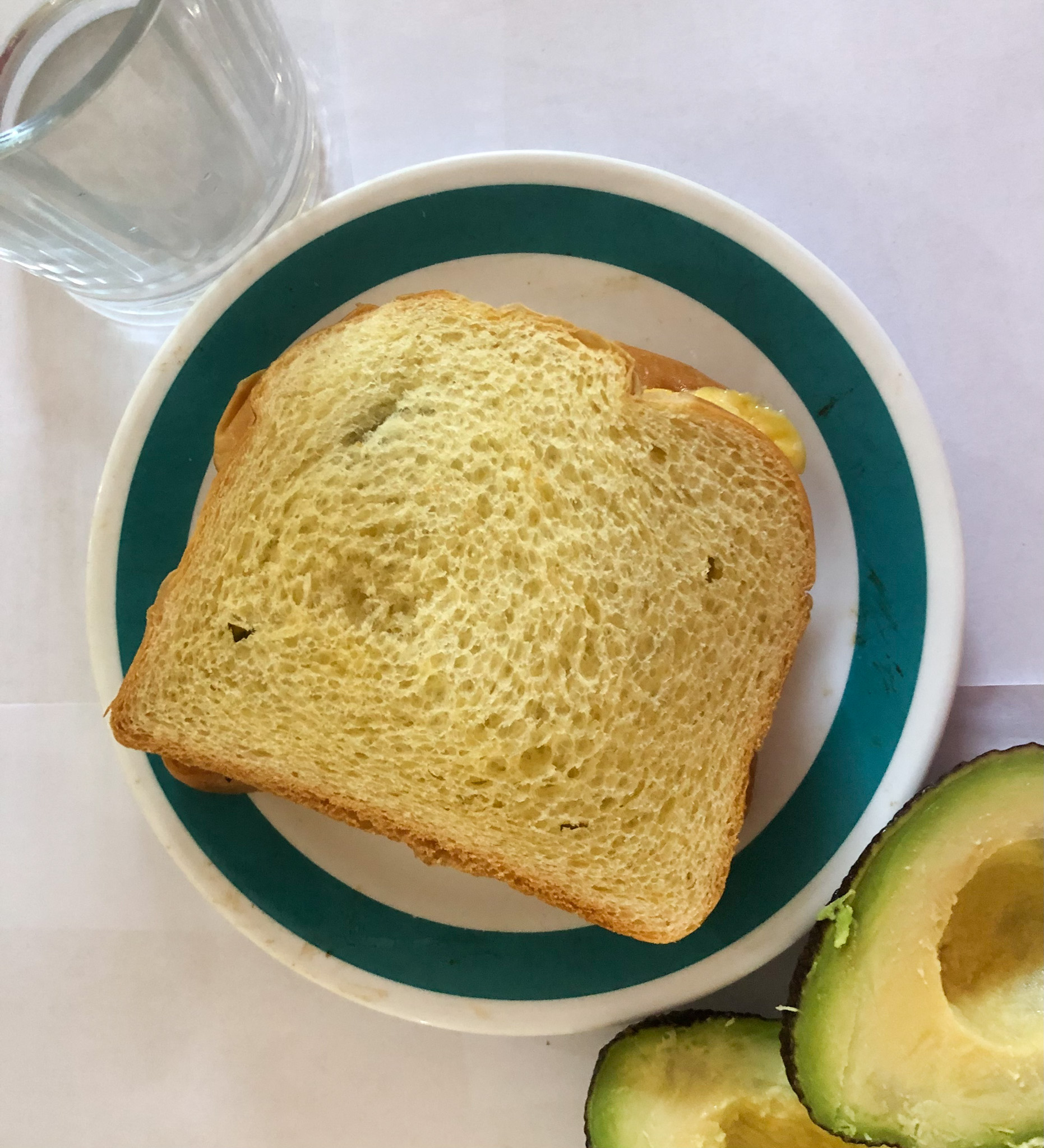 egg-toast plated