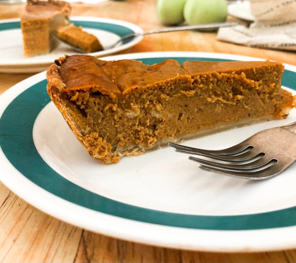 5 spice pumpkin pie side